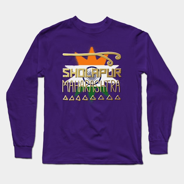 Sholapur Maharashtra Long Sleeve T-Shirt by patrioteec